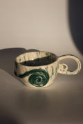 Green spiral mug