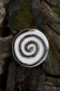 Black spiral incense holder